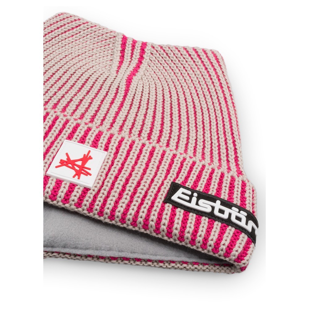 Czapka narciarska Eisbar Sorra MU SA Brushed Silver Pitti Pink 2027