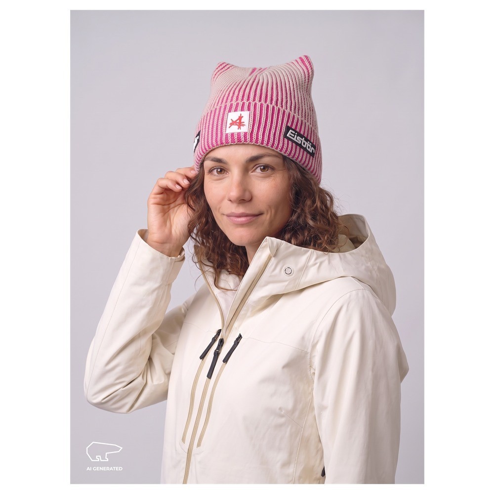 Czapka narciarska Eisbar Sorra MU SA Brushed Silver Pitti Pink 2027
