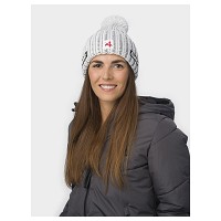 Czapka narciarska Eisbar Ronda Pompon MÜ SA White Grey 2027