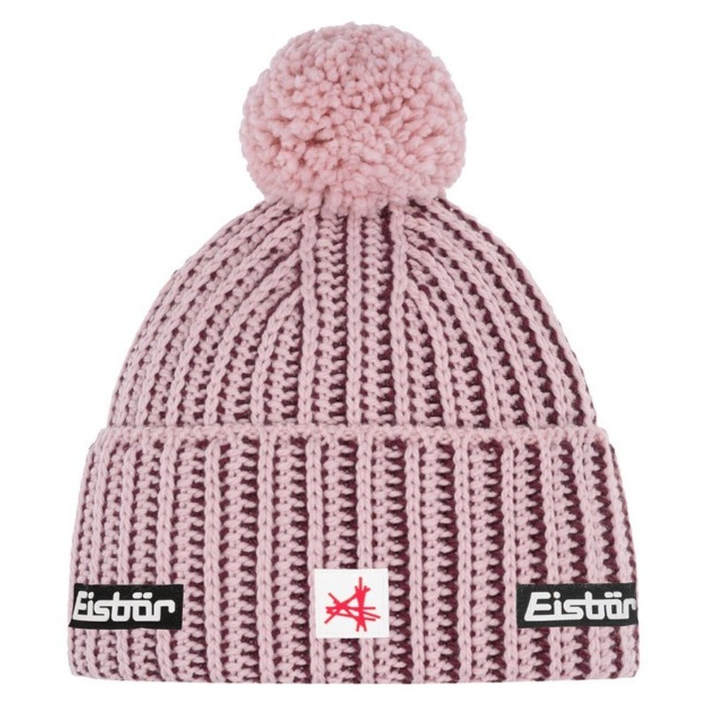 Czapka narciarska Eisbar Ronda Pompon MÜ SA Pink Clay Night Red 2027