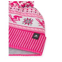 Czapka Eisbar Retroski Pompon Pink White 2027