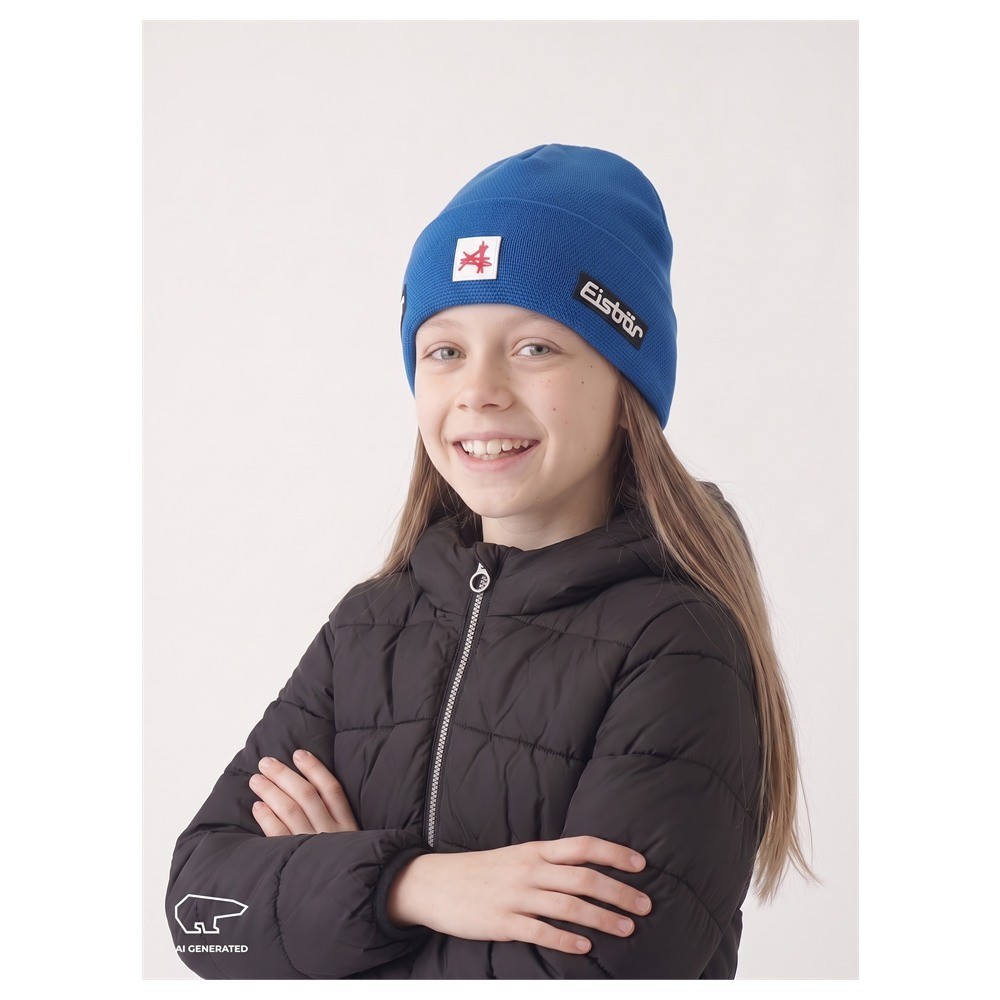 Czapka narciarska Eisbar Rai MÜ SA Kids Horizon Blue 55 2027