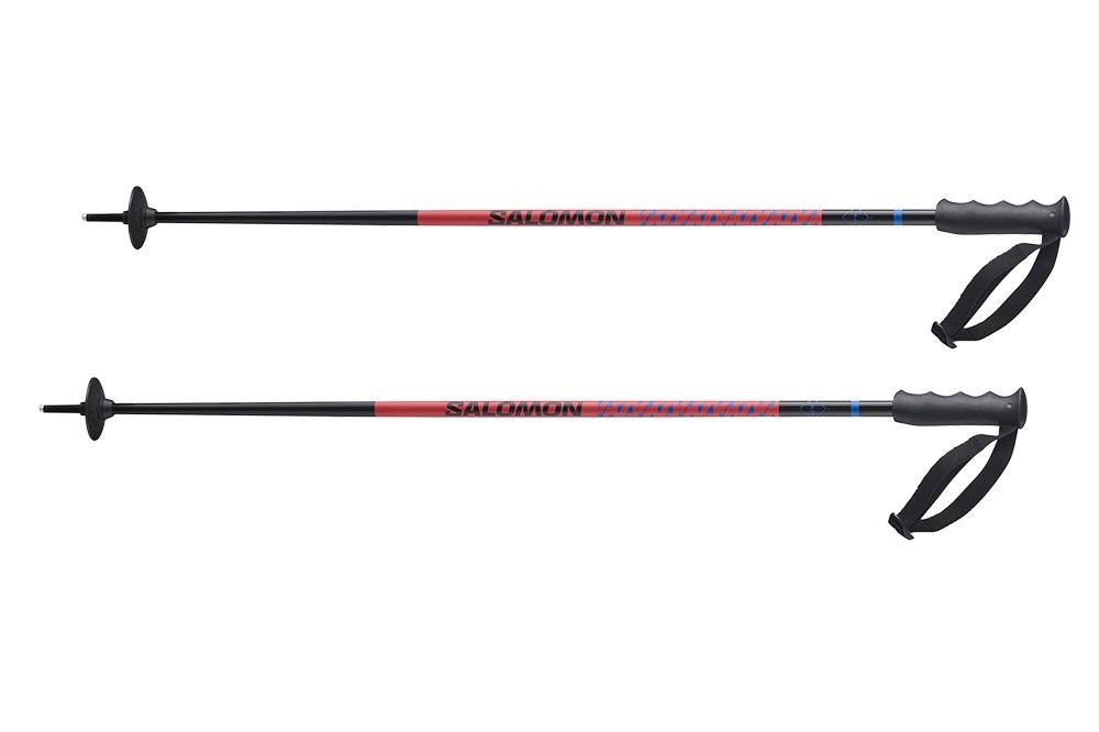 Kijki narciarskie Salomon POLAR JR Black / Race Blue 2027