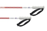 Kijki narciarskie Salomon POLAR JR White / Fusion Coral 2027