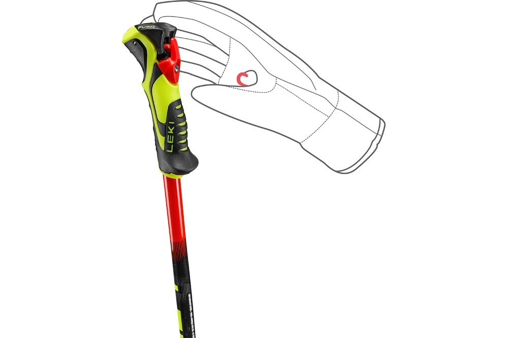 Kijki narciarskie Leki WCR Evo Lite SL TR Red 2027