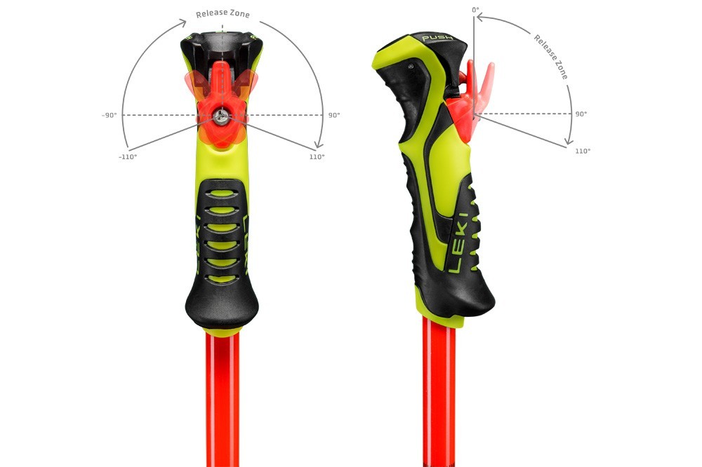 Kijki narciarskie Leki WCR Evo Lite SL TR Red 2027