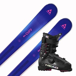 Zestaw zjazdowy damski Fischer The Curv TI WS + RS10 GW + Head Edge 95 W HV GW Boa 2027