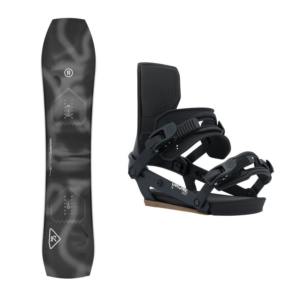 Zestaw snowboardowy Ride Warpig + Drone Black 2027