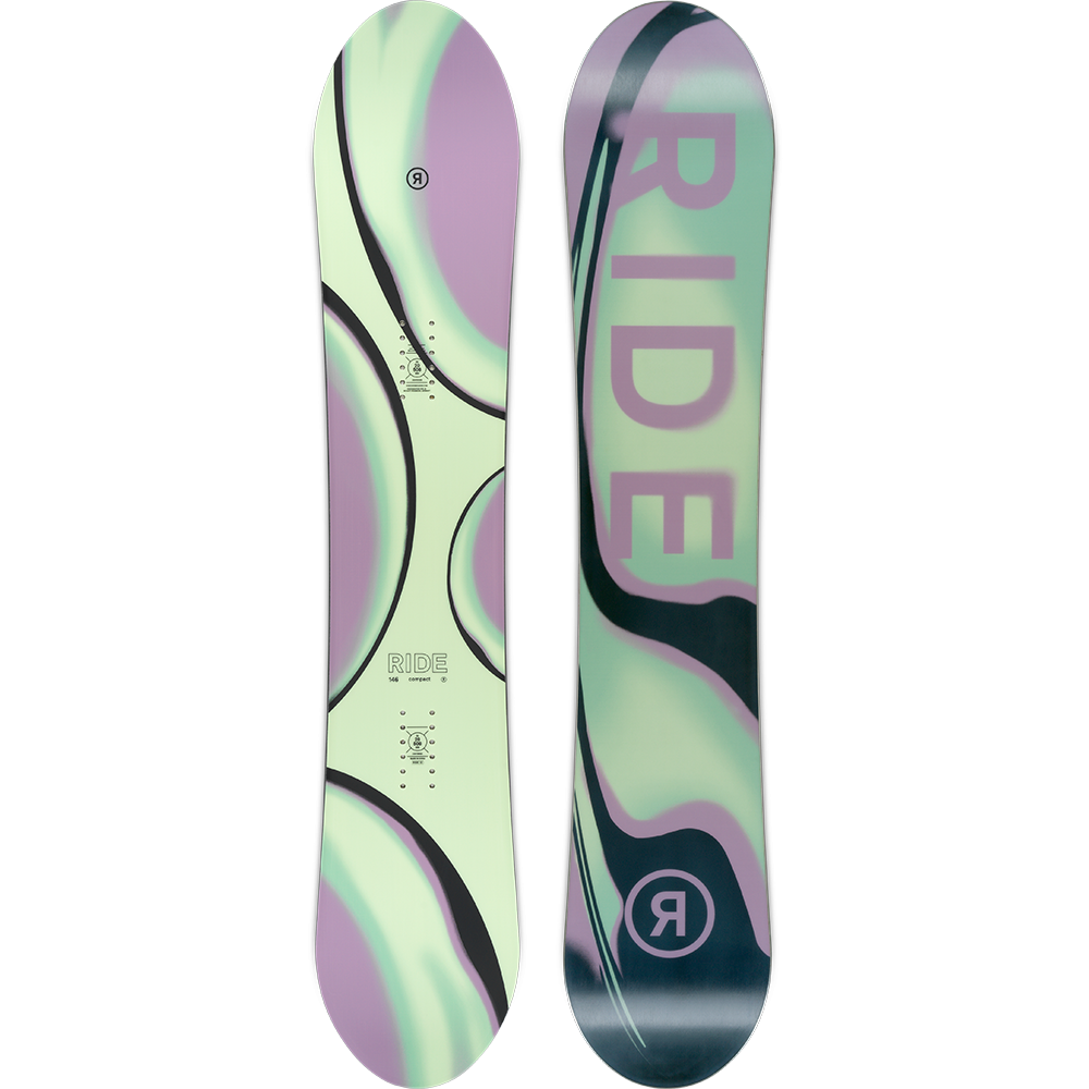 Zestaw snowboardowy damski Ride Compact 2027 + CL-4 Pink