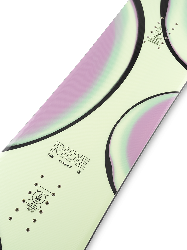 Zestaw snowboardowy damski Ride Compact 2027 + CL-4 Pink