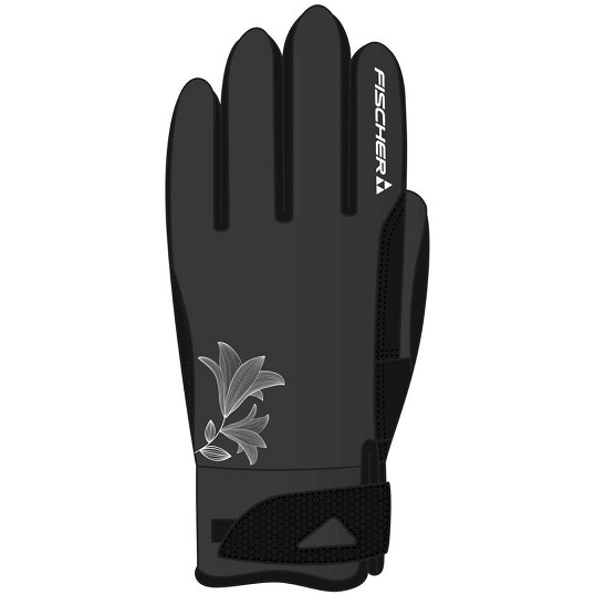 Rękawice narciarskie biegowe Fischer damskie XC Fashion Black - OUTLET