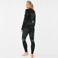 Komplet bielizna damska termoaktywna termiczna Viking Ilsa Black Turquoise 2027