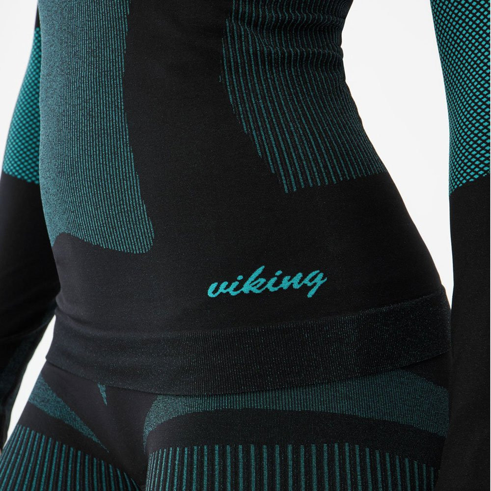 Komplet bielizna damska termoaktywna termiczna Viking Ilsa Black Turquoise 2027