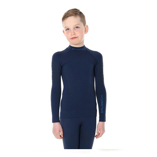 Bluza dziecięca termoaktywna Brubeck Thermo Navy - OUTLET