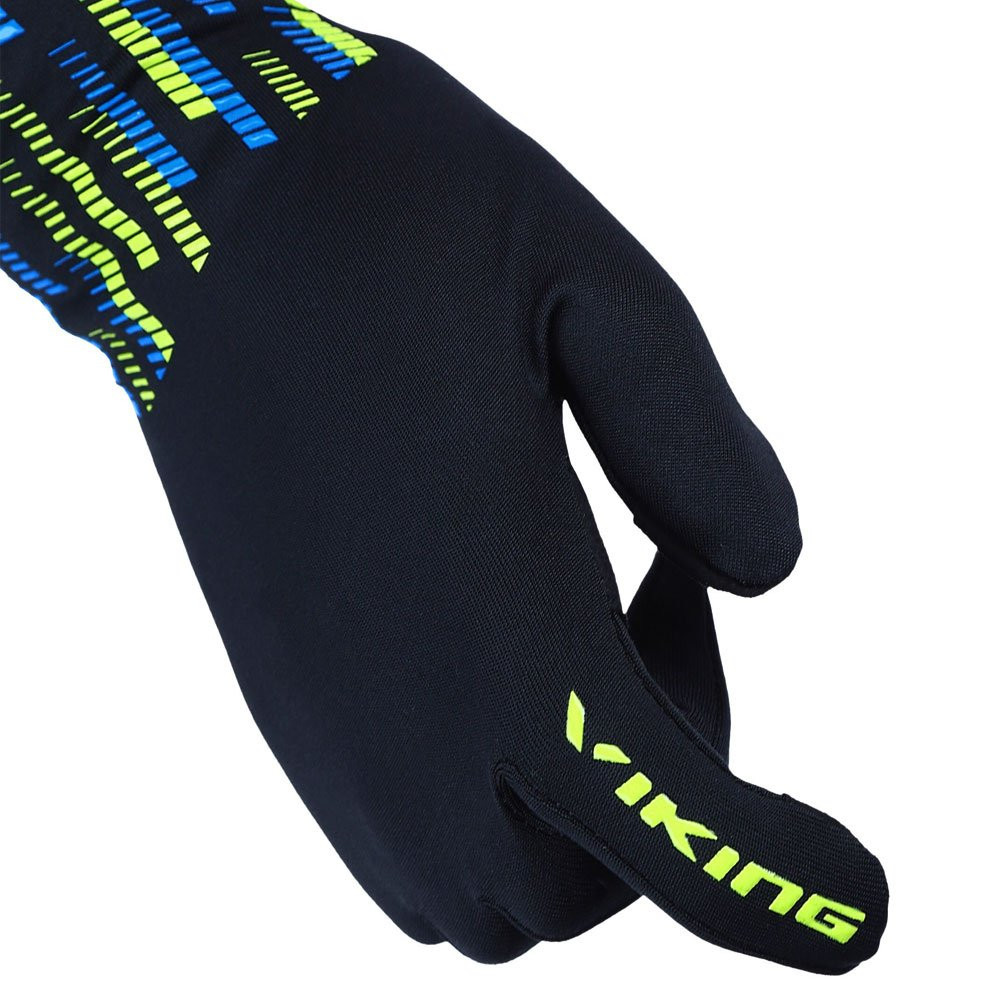 Rękawice uniwersalne Viking Bjornen Black Blue Lime 2027