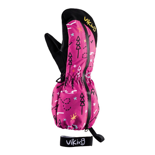 Rękawice narciarskie dziecięce Viking Snoppy Pink 2027