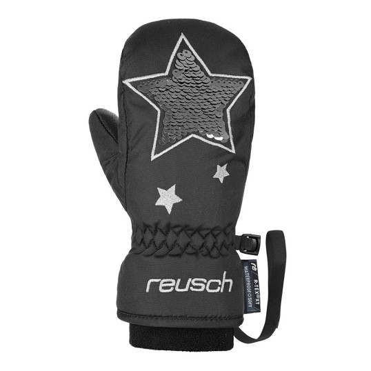 Rękawice narciarskie dziecięce Reusch Halley R-Tex XT Mitten Black - OUTLET
