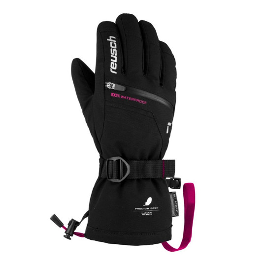 Rękawice narciarskie młodzieżowe Reusch Lando R-Tex XT Junior Black Pink 2026