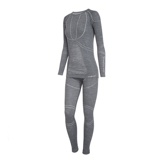 Komplet bielizna damska termoaktywna z wełną merino Viking Lana Pro Set Grey 2026