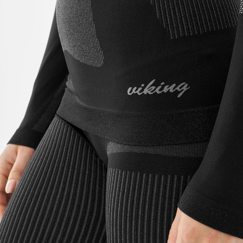 Komplet bielizna damska termoaktywna Viking Ilsa Black Grey 2027