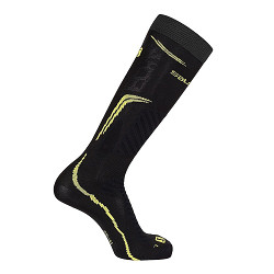 Skarpety narciarskie Salomon X Pro Black Sulphure Spring - OUTLET