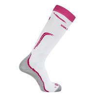 Skarpety narciarskie Salomon X Pro White Pink - OUTLET