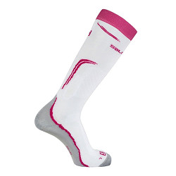 Skarpety narciarskie Salomon X Pro White Pink - OUTLET