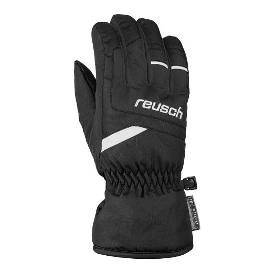 Rękawice narciarskie młodzieżowe Reusch Bennet R-Tex XT Junior Black White - OUTLET