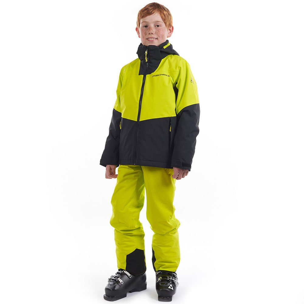 Kurtka narciarska dziecięca Fischer Bansko Jr Evening Yellow - OUTLET