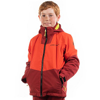Kurtka narciarska dziecięca Fischer Bansko Jr Tomato Red - OUTLET