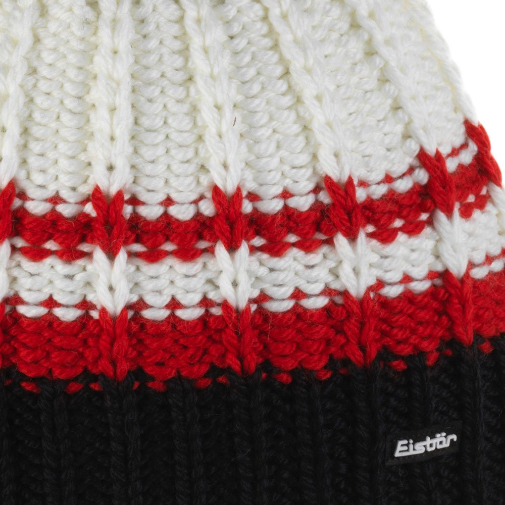 Czapka Eisbar Kova Pompon MU Black Red White 2026