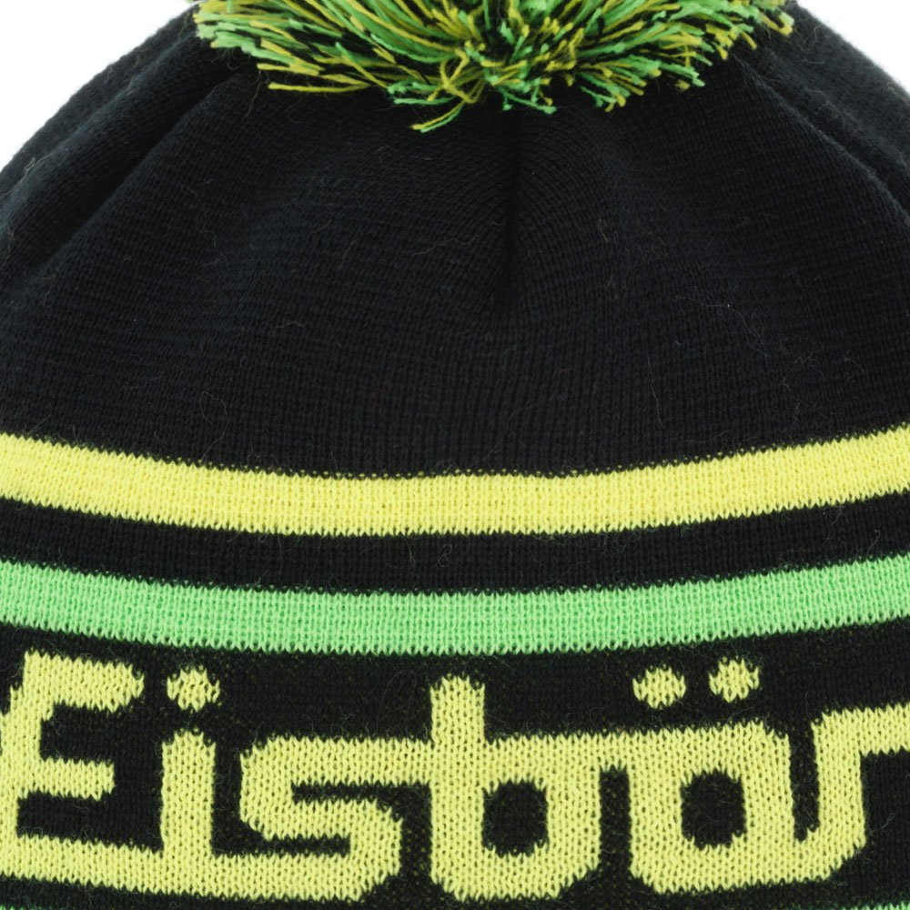 Czapka Eisbar Chani OS Pompon MU Light Green Black Yellow - OUTLET