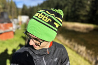 Czapka Eisbar Chani OS Pompon MU Light Green Black Yellow - OUTLET