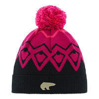 Czapka narciarska Eisbar Ziggy OS Pompon Black Pink - Outlet