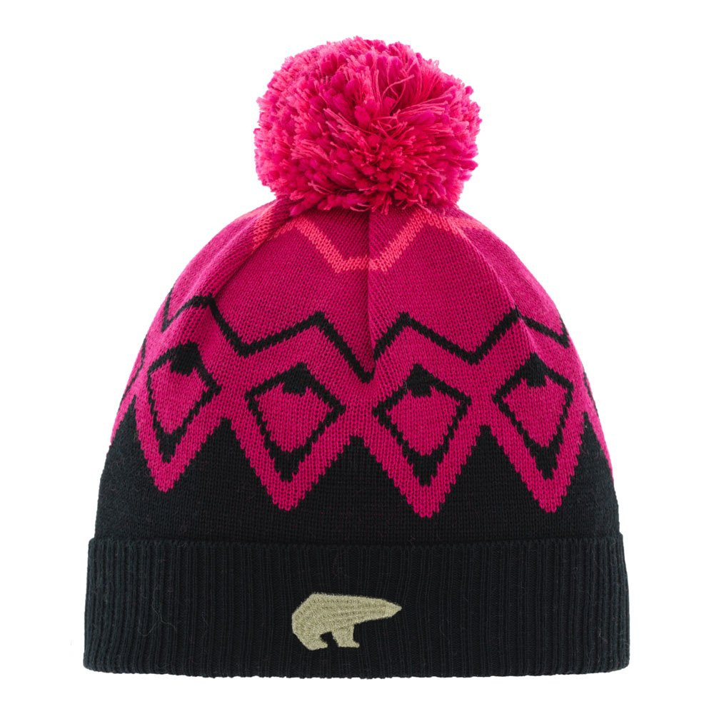 Czapka narciarska Eisbar Ziggy OS Pompon Black Pink - Outlet