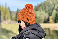 Czapka Eisbar Afra Pompon MU Orange - OUTLET