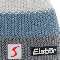 Czapka narciarska Eisbar Star Pompon MU SP Grey Steel Blue Banana - OUTLET