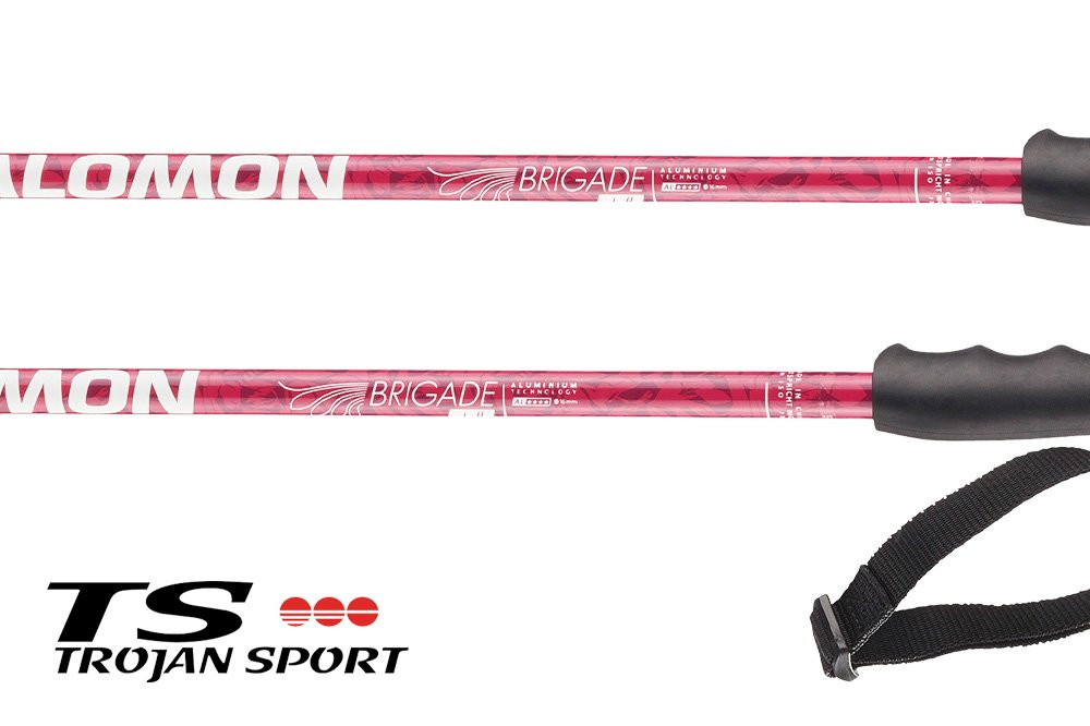 Kijki narciarskie dziecięce Salomon Brigade Pink JR 2026