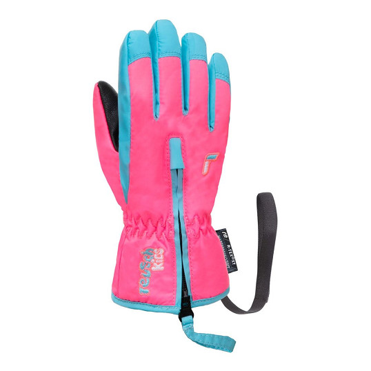 Rękawice narciarskie dziecięce Reusch Ben Turquoise Pink 2026