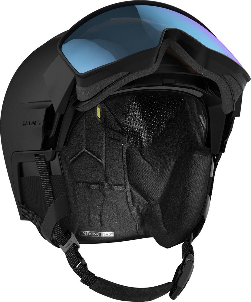 Kask narciarski Salomon Driver Prime Sigma Photo Mips Black / Sky Blue z fotochromem S1-S3 2027