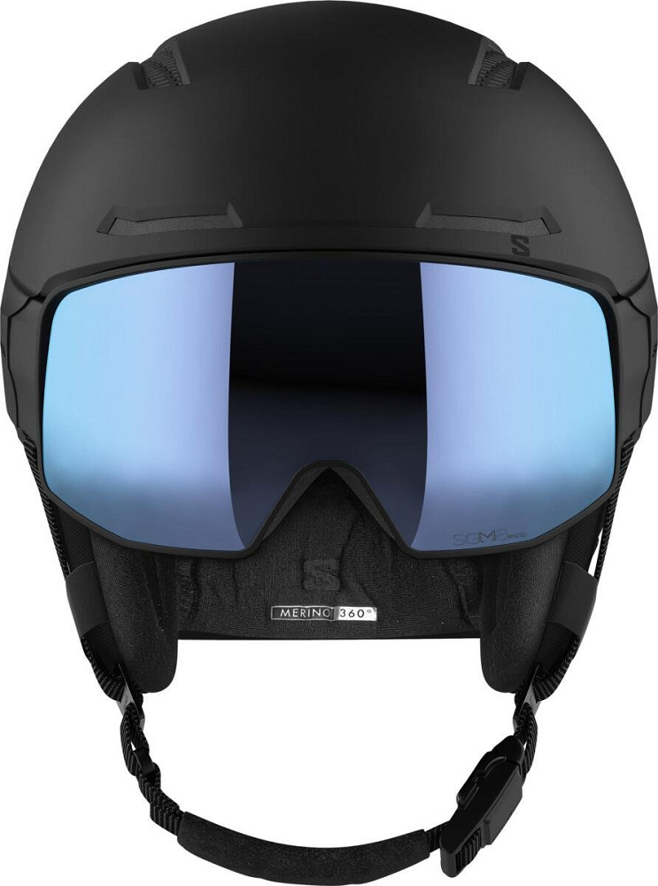 Kask narciarski Salomon Driver Prime Sigma Photo Mips Black / Sky Blue z fotochromem S1-S3 2027