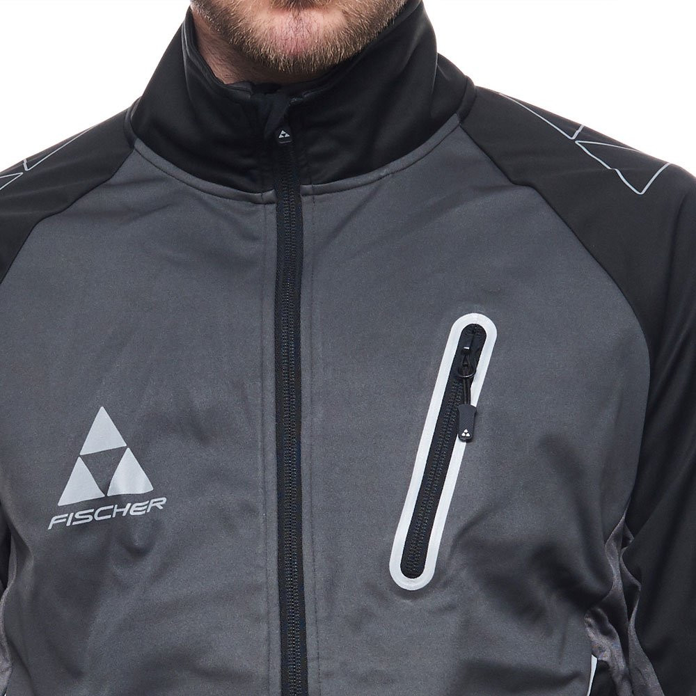 Kurtka Softshell Fischer Asarna Black Anthracite - OUTLET