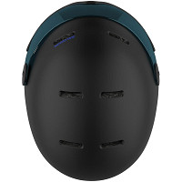 Kask narciarski dziecięcy Salomon Orka Visor Black / Flash Blue S2 2027