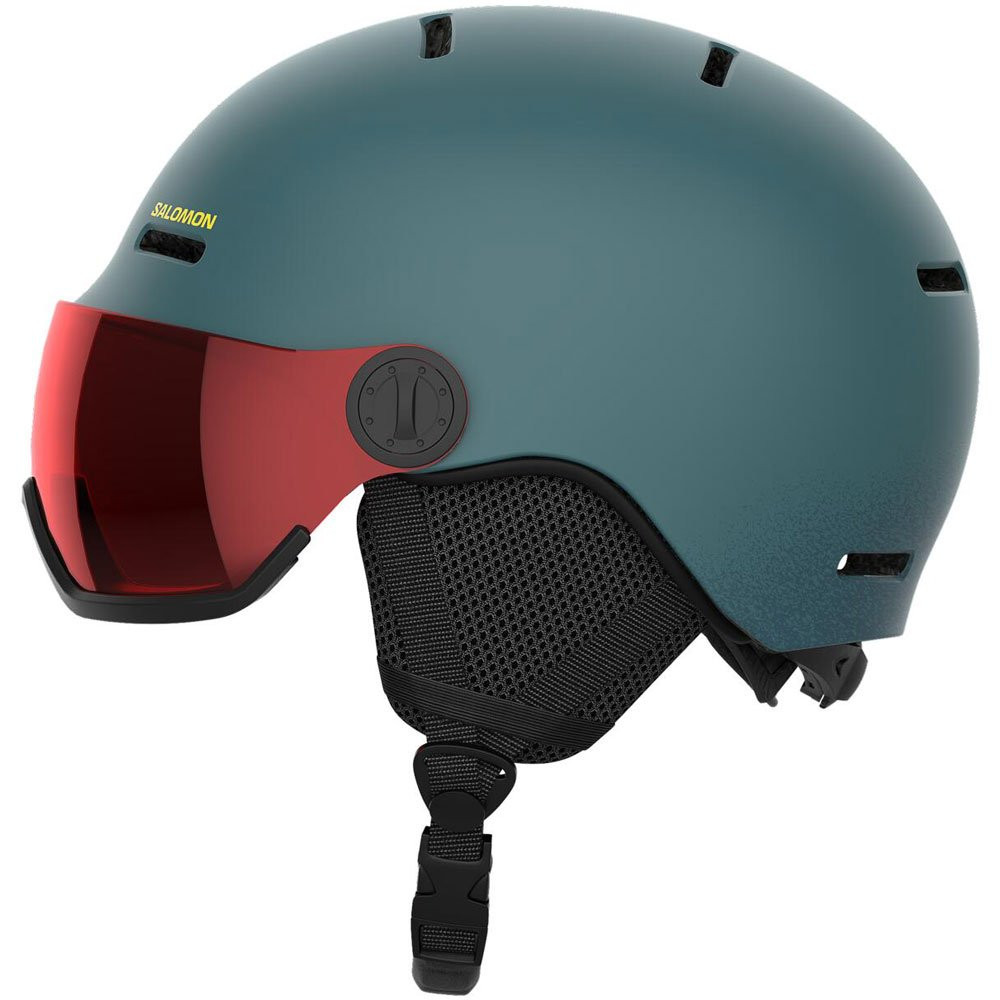 Kask narciarski dziecięcy Salomon Orka Visor North Atlantic / Flash Red S2 2026