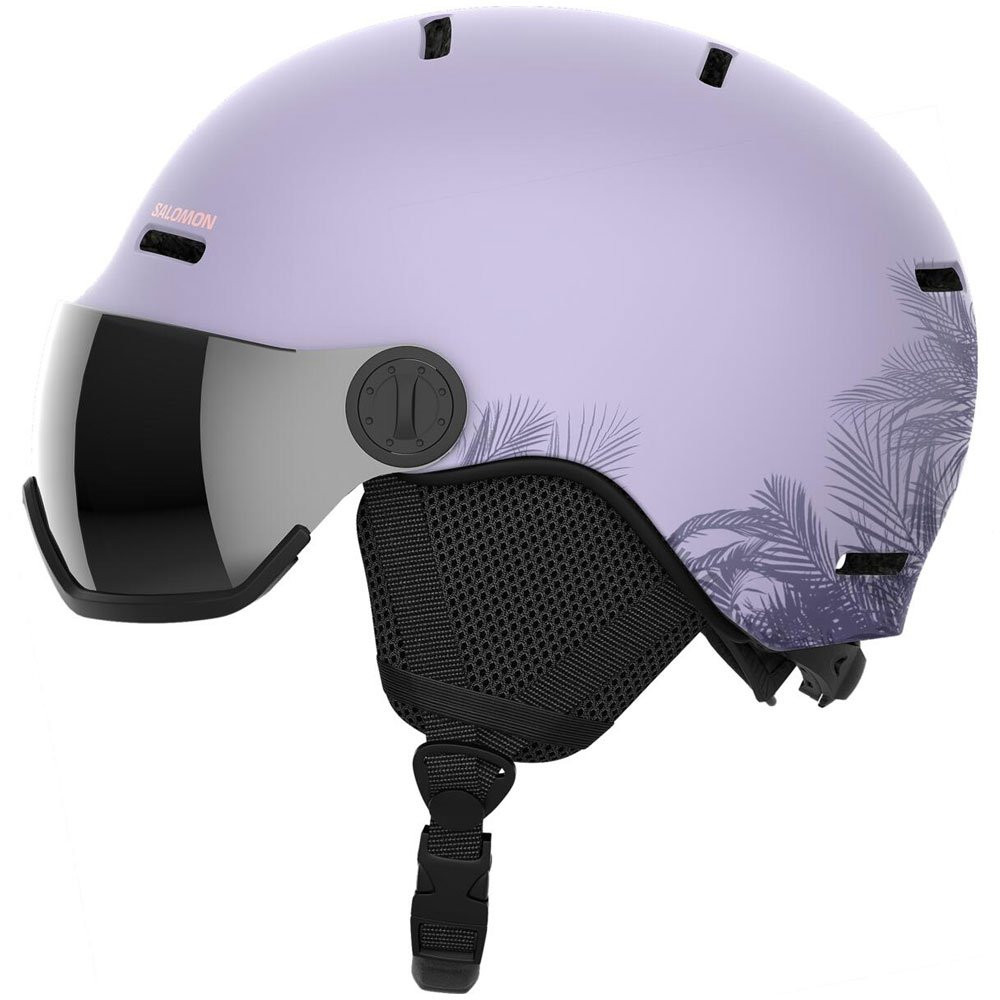 Kask narciarski dziecięcy Salomon Orka Visor Evening Haze / Flash Silver 2026