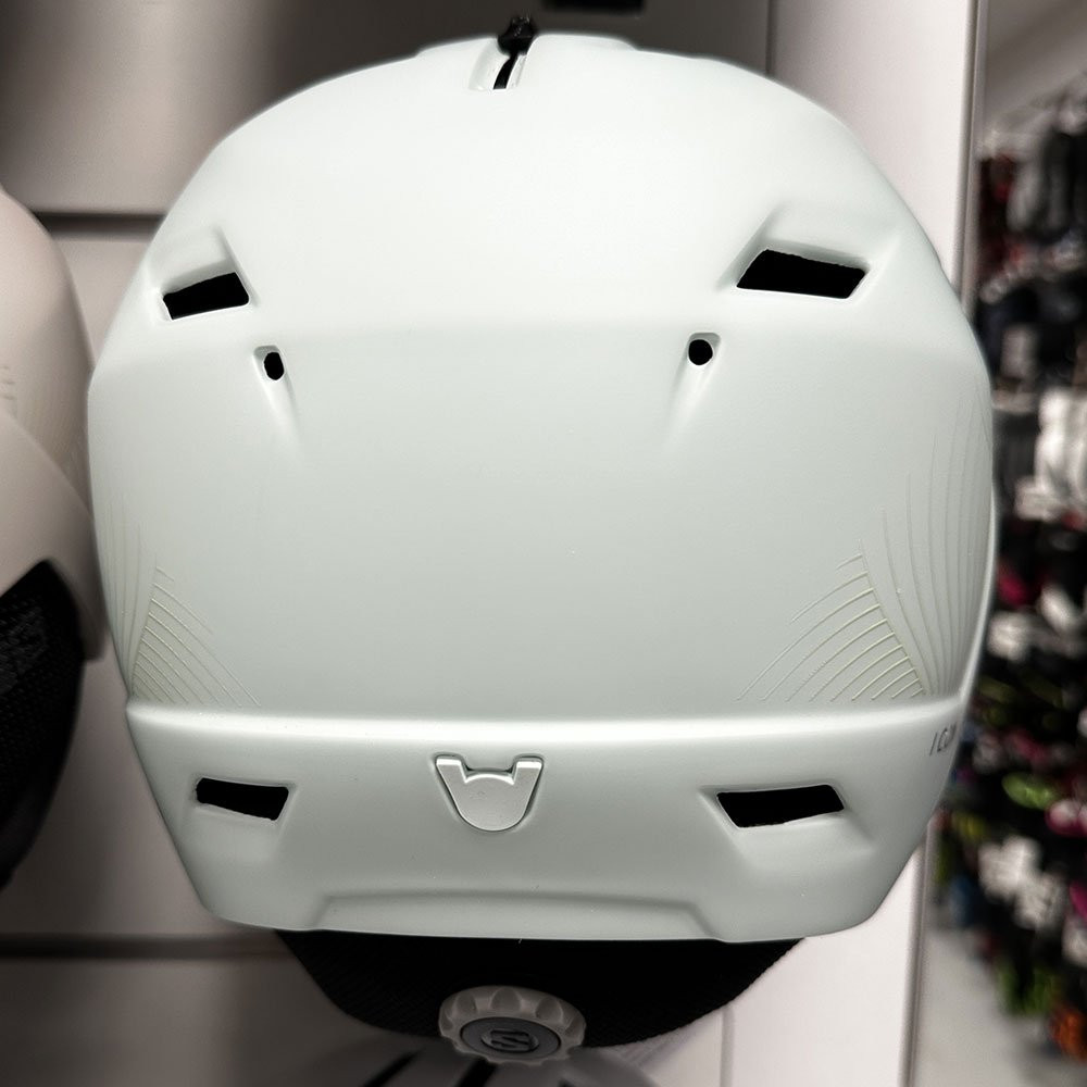 Kask narciarski damski Salomon Icon LT Visor White Moss Multilayer Blue S2 - OUTLET