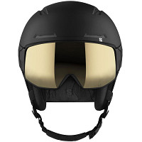 Kask narciarski Salomon Driver Pro Sigma Mips Black / Gold S3 2027