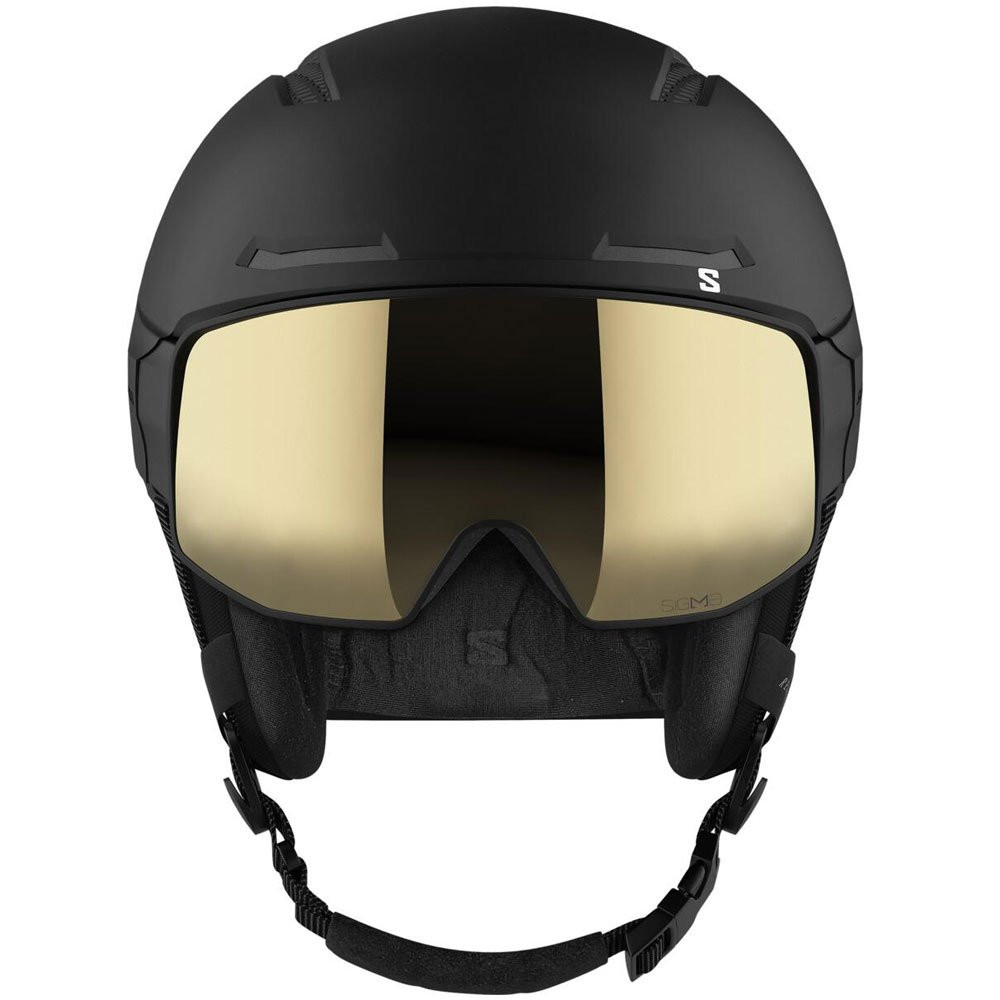 Kask narciarski Salomon Driver Pro Sigma Mips Black / Gold S3 2027