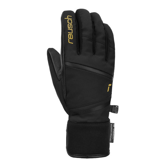 Rękawice narciarskie damskie Reusch Tessa Stormbloxx Black Gold 2027