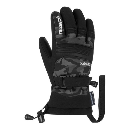Rękawice narciarskie dziecięce Reusch Kondor R-Tex XT Junior Camo Black 2027